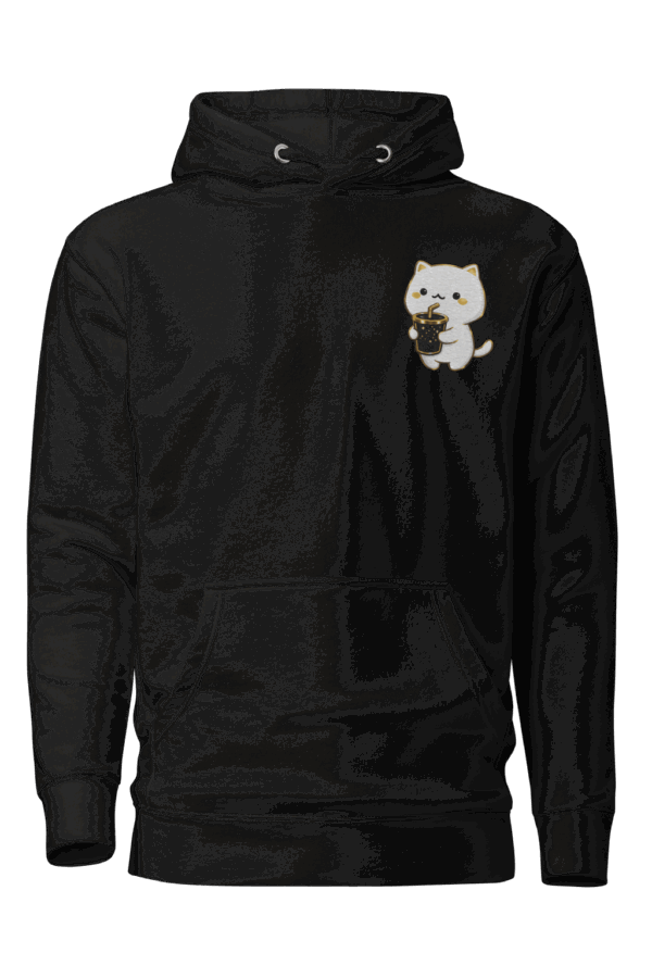 minimalist gatto hoodie Zelyor